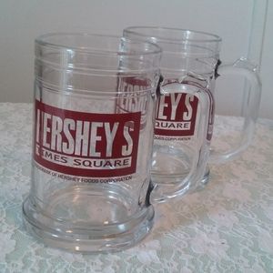Hersheys Times Square mug Drinking clear glass